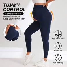 Maternity Seamless High Waist Elastic Leggings