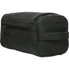 Necessaire Kulturbeutel Kunstleder - Schwarz