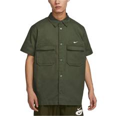 Nike Shirts on sale Nike Military Short-Sleeve Button-Down Shirt - Olive Green