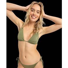 Sportswear Garment - Women Bikini Tops Roxy Brilho Elongated Bikini Top For Women - Olive