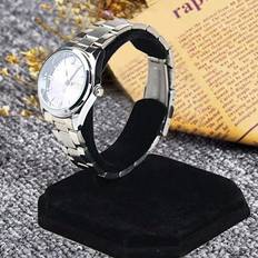 Jewellery Stands Shein Velvet Watch Display Stand C Shaped Bracelet - Black