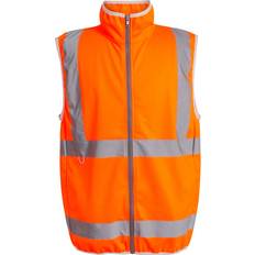 Pro Full Zip Hi-Vis Vest - Orange
