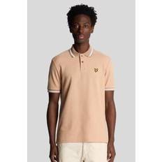 Lyle & Scott Beige Polotrøjer Lyle & Scott Multi Tipped Polo Shirt Beige