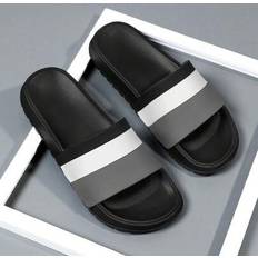 Men Slippers & Sandals Shein Men's Athletic Lightweight Casual Slides