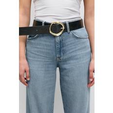 Accessoarer Gina Tricot Buckle Detail Belt Bälten - Svart