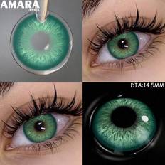 Contact Lenses Shein Amara Green Colored Eye Lenses High Quality