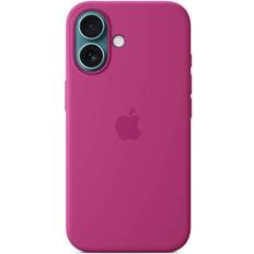 Accessori per cellulari Apple Silicone Case with MagSafe for iPhone 16 Fuchsia