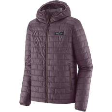 Patagonia Men's Nano Puff Fitz Roy Trout Hoody - Obsidian Plum