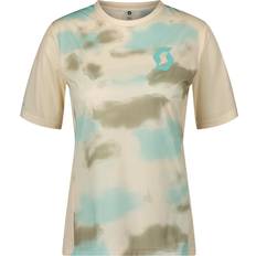 Cykling - Hvid Overdele Scott Tee Trail Vertic S S Cykeljersey Damer - Beige