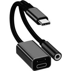 Typecat 3in1 USB C to 3.5mm Type-C IOS Aux Adapter