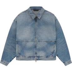 Fear of God Outerwear Fear of God Denim Zipped Jacket - Blue