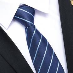 Men - Stripes Ties Shein Men Striped Business Tie For Work