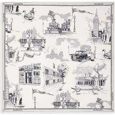 Burberry London Landmarks Silk Scarf - Monochrome
