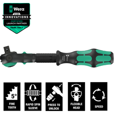 Wera Spärrnycklar Wera 8000 B Black Edition Spärrhandtag Zyklop 3/8 Spärrnyckel