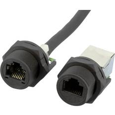 Black Ethernet, Data & Phone Outlets W & P Products N A W654-1-7-1 RJ45 Connector Enclosure Black