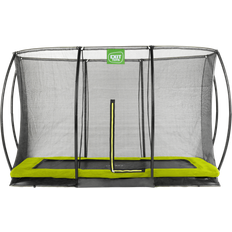 Exit Toys Silhouette Ground Trampoline 214x305cm + Safety Net Green