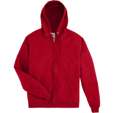 Hanes Men's EcoSmart Fleece Full-Zip Hoodie - Dark Red