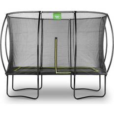 Trampoline Exit Toys Silhouette Trampoline 214x305cm + Safety Net Black