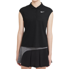 Nike M Pikétröjor Nike Court Dri Fit Victory Tennis Polo Women's - Black/White