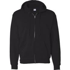 Hanes Men's EcoSmart Fleece Full-Zip Hoodie - Black
