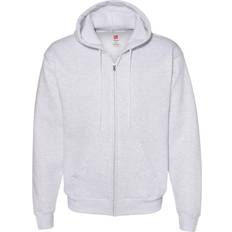 Hanes Men's EcoSmart Fleece Full-Zip Hoodie - White