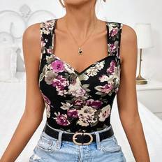 Florals Tank Tops Shein Floral Print Tank Top