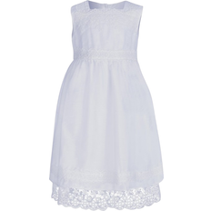 Vita Dopkläder Barnkläder Happy Girls Lina Christening Dress - White