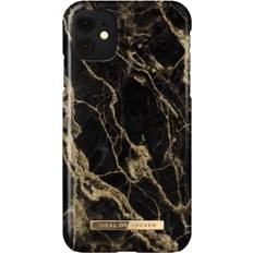 Ideal of Sweden Fashion Case for iPhone XR/11 Golden Smoke Marble