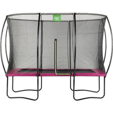 Hyppyrimatot Exit Toys Silhouette Trampoline 214x305cm + Safety Net Pink