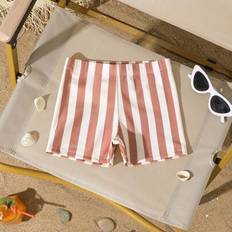 Stripes Swim Shorts Shein Young Boy Striped Swim Trunks Casual Beach Shorts