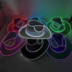 Shein Men Women LED Cowboy Disco Costume Hat
