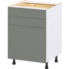 Kitchen Units Hugo&Borg Concord 2 Drawers Base Fully Assembled Cabinet - Moss Green