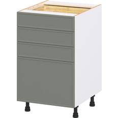Kitchen Units Hugo&Borg Concord Drawer Base Fully Assembled Cabinet - Green