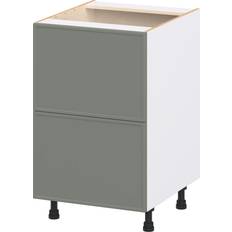 Kitchen Units Hugo&Borg Concord 2 Drawer Base Fully Assembled Cabinet - Green
