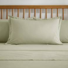 Dunelm Pure Cotton Oxford Pillow Case Green (76x48cm)