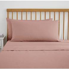 Dunelm Pure Cotton Kingsize Pillow Case Pink (90x50cm)