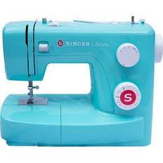 Twin Needles Sewing Machines Singer Simple 3223 Green