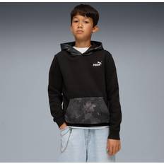 Camouflage Hoodies Children's Clothing Puma Essentials Camo Hoodie Youth - Black