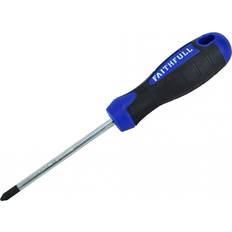 Pan Head Screwdrivers Faithfull Soft Grip PH2 x 100mm Pan Head Screwdriver