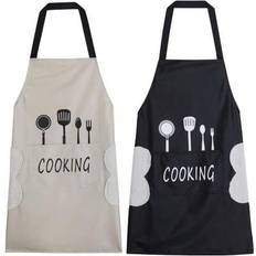 Aprons Shein Kitchen Apron With Hand WipeWaterdrop Resistant WipeWaterdrop - Chef