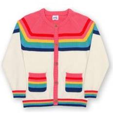 Pocket Cardigans Children's Clothing Kite Rainbow Organic Cotton Cardi - Multi