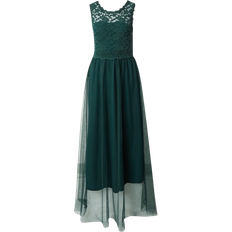Vila Vilynnea Lace Maxi Dress - Dark Green