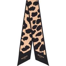 Balmain Accessoarer Balmain Leopardmönstrad Silke Bandana - Dam