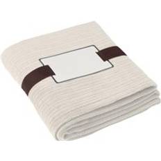 Textiles Cap Code Fleece Blanket Beige Blankets