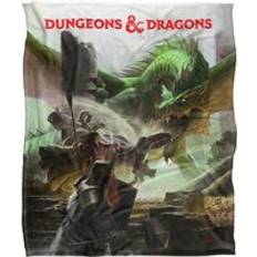 Textiles Hasbro Dungeons Dragons Starter Set Art Blanket 152 x 127 cm Blankets White
