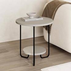 Small Tables Fwstyle Sandstone Dual Level Side Small Table