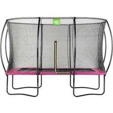 Exit Toys Silhouette Trampoline 244x366cm + Safety Net Pink
