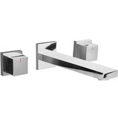 Beliani 3 Tap Hole Dual Lever Wall Mounted Basin Mixer