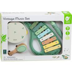 Legetøjs blæseinstrumenter Classic World Wooden Vintage Musical Instruments Set 5pcs