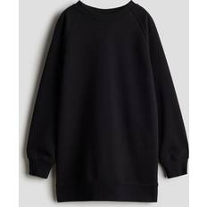H&M Girls Black Sweatshirt Dress